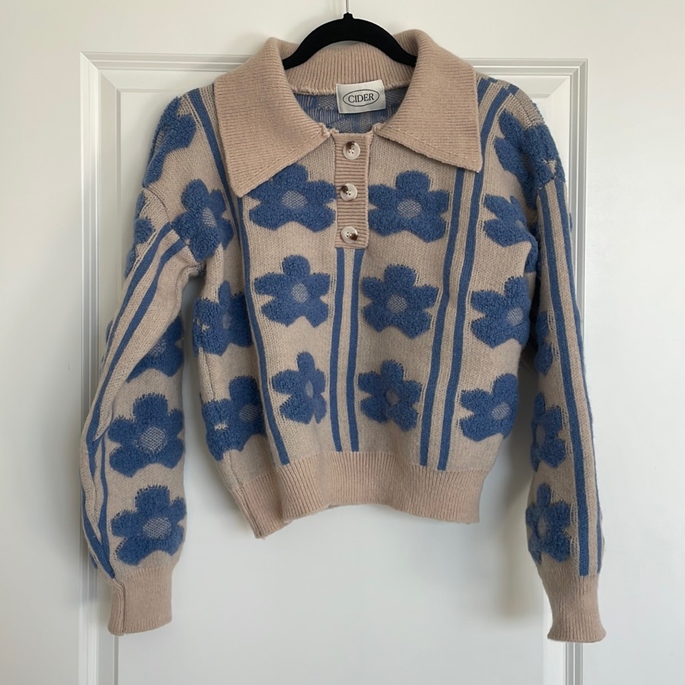 Cider floral sweater